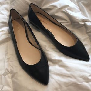 Never worn! Nine West size 8.5 Black Ballet Flats